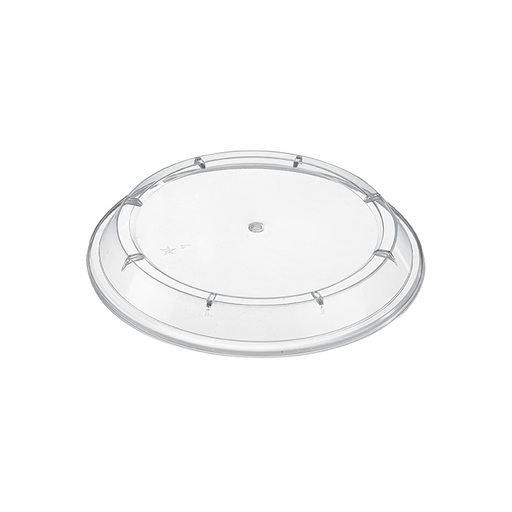 Couvercle plate transparent en plastique