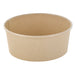 Saladier rond Buckaty en carton brun fibre de bambou H50mm 580ml