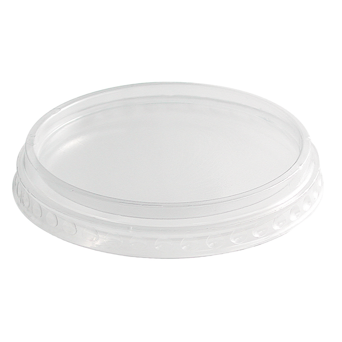 Couvercle plat transparent en plastique H15mm