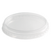 Couvercle plat transparent en plastique H15mm