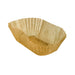 Caissette de cuisson ovale brune en papier siliconé - 14,5 cm x 11,5 cm - H 3,5 cm - 100 unités