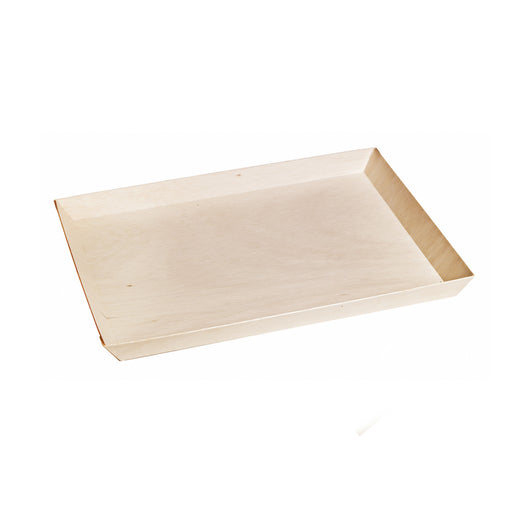 Plateau rectangulaire en bois "Samouraï" 384x278mm H27mm