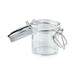 Bocal plastique PS transparent rond H60mm 50ml