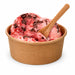 Cuillère à glace réutilisable en bois composite H95mm