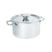 Mini faitout inox avec poignées et couvercle 450ml