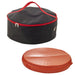Poche ronde noire pour pizza réutilisable et bento H150mm