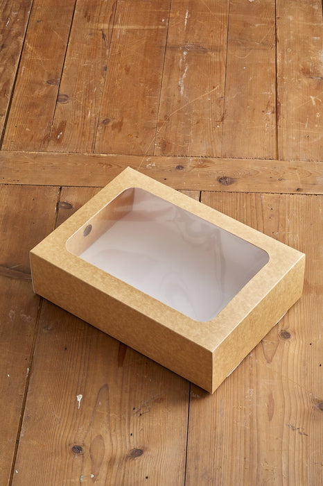 Etui en carton kraft pour plateau repas 455x311mm H81mm