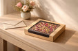 Boîte sushi avec fenêtre antibuée pour 30-38 pieces 220x220mm H40mm