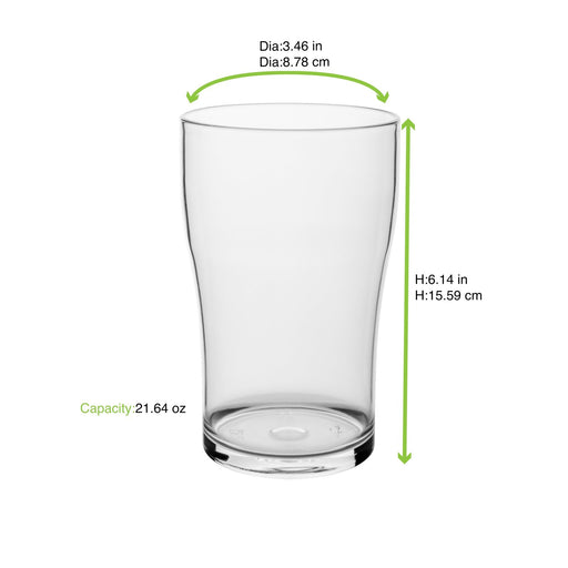 CUPOLY Verre à bière réemployable 88 H156mm 640ml