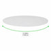 Plateau Rond en acrylique