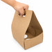 Porte gobelets kraft + porte paille - 2 compartiments 254x152mm H228mm