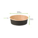 Saladier rond Buckaty en carton kraft noir H45mm 480ml