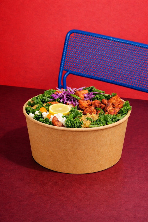 Saladier rond en carton kraft "Buckaty" H60mm 1000ml