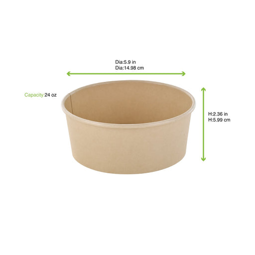 Saladier "Buckaty" multi-usage en fibre de bambou H60mm 700ml