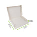 Boite plateau lunch carton blanc 420x380mm H85mm