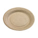 Assiette ronde en carton brun H11mm