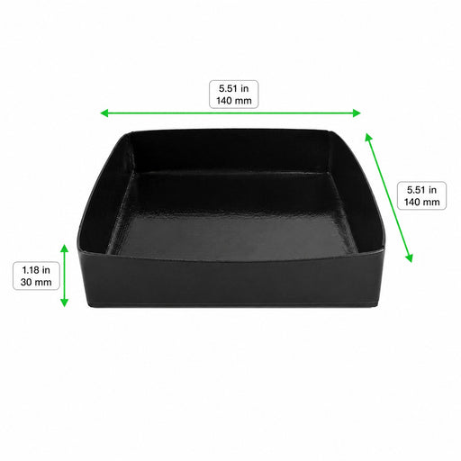 Panier BBQ solide avec bordure 140x140mm H30mm