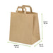 Sac cabas papier kraft brun recyclé 260x140mm H320mm
