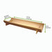 Assiette socle demi bambou "Koshu" 150x60mm H23mm