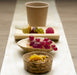 Assiette socle demi bambou "Koshu" 150x60mm H23mm