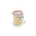 Mini bocal en verre avec joint silicone rouge H63,5mm 45ml