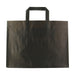 Sac cabas papier brun recyclé imprimé noir 320x220mm H250mm