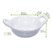 Mini plat en porcelaine blanc 85x60mm H30mm