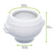 Mini soupière en porcelaine blanc 80x65mm H50mm