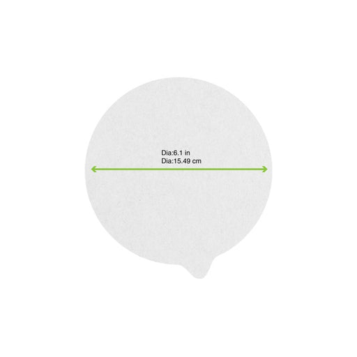 Opercule scellable en papier blanc