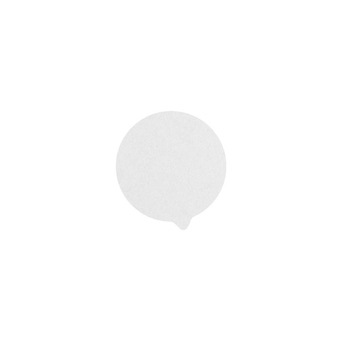 Opercule scellable en papier blanc