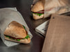 Sac sandwich papier brun à fenêtre 120x40mm H340mm