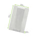 Sac blanc ingraissable en papier kraft à fenêtre plastique PP 220x140mm H60mm