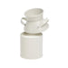 Pot à lait en métal couleur ivoire H100mm 125ml