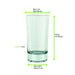 Verre à shot cylindrique H75mm 60ml