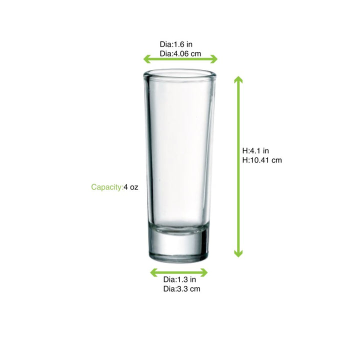 Verre à shot cylindrique H104mm 60ml