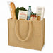 Sac cabas en jute brun 380x330mm H380mm