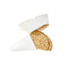 Boîte à crêpe triangulaire carton blanc 215x185mm