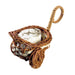 Mini brouette osier avec anse 60x55mm H35mm