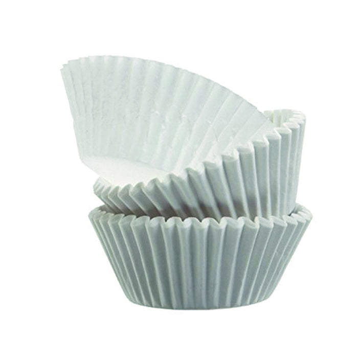 Caissette papier de cuisson ronde blanche ingraissable H21mm