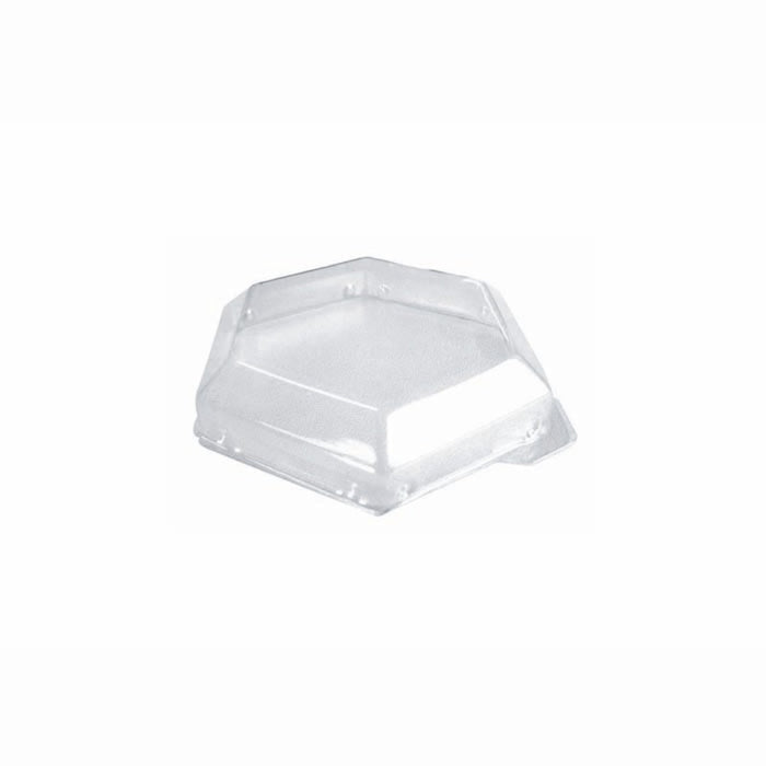 Couvercle PET transparent "Deva" 100x50mm H27mm