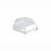Couvercle PET transparent "Deva" 100x50mm H27mm