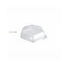 Couvercle PET transparent "Deva" 100x50mm H27mm
