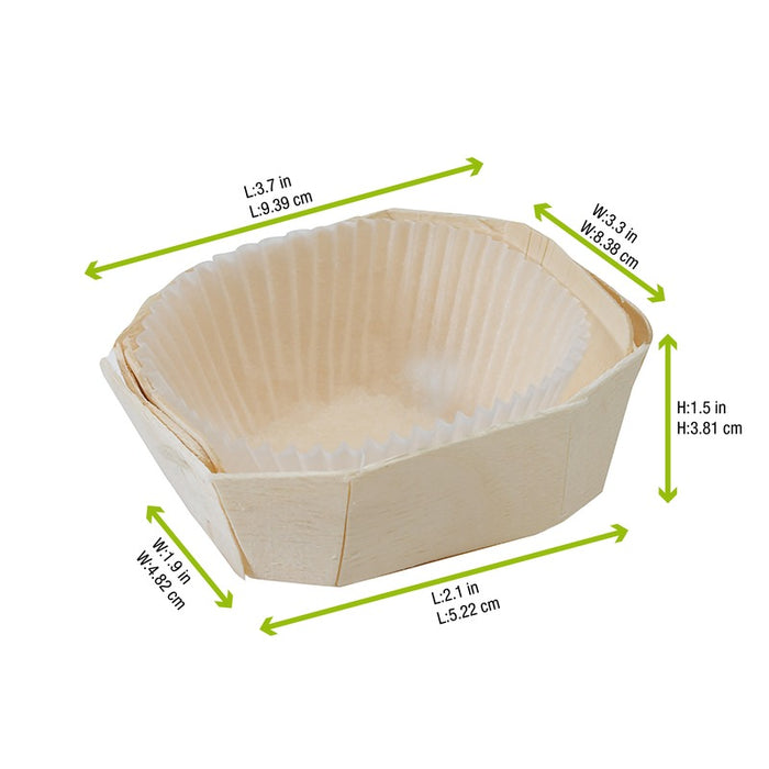 Moule de cuisson bois rond