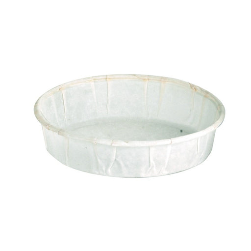 Pot papier plissé blanc H30mm 30ml