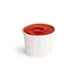 Pot papier plissé blanc H26mm 75ml