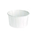 Pot papier plissé blanc H40mm 95ml