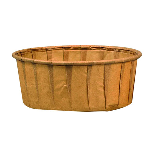 Pot papier plissé kraft avec Boite distributrice H30mm 120ml