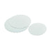 Rond festonné carton blanc