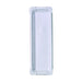 Assiette rectangulaire en carton recyclé blanc 230x80mm