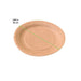 Assiette ronde en carton brun H11mm
